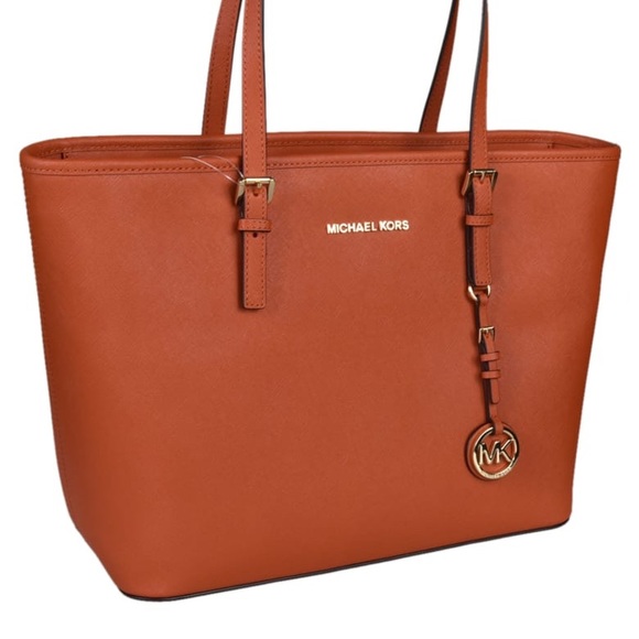 Orange Micheal Kors Tote - Picture 2 of 7
